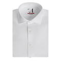 100% Cotton Non-Iron Super Stretch Slim Fit Button Cuff Shirt